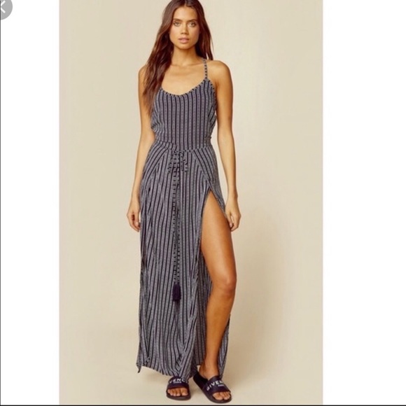 Indah Dresses & Skirts - Indah Bingo Stripe Jumpsuit